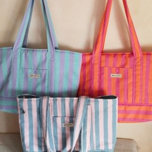 Bolsa Playa Summer Rayas Sarga