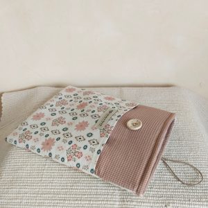 Funda Libro de tela con bolsillo "Tilda" natura - Brown, Grande