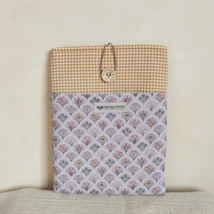 Funda Libro de tela con bolsillo "Tilda" Herbario