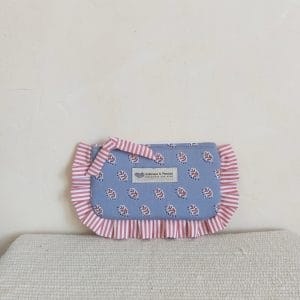 Estuche  con volantes "Blanca"