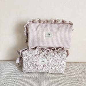 Neceser con Volante " Emily" Nude